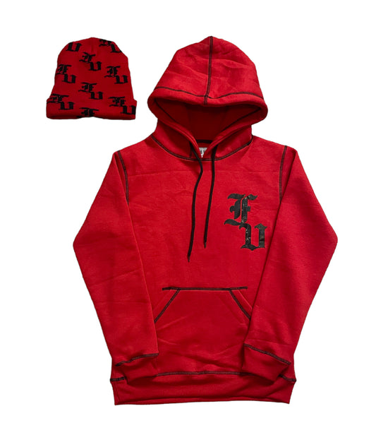 FV Red Stitched Pullover