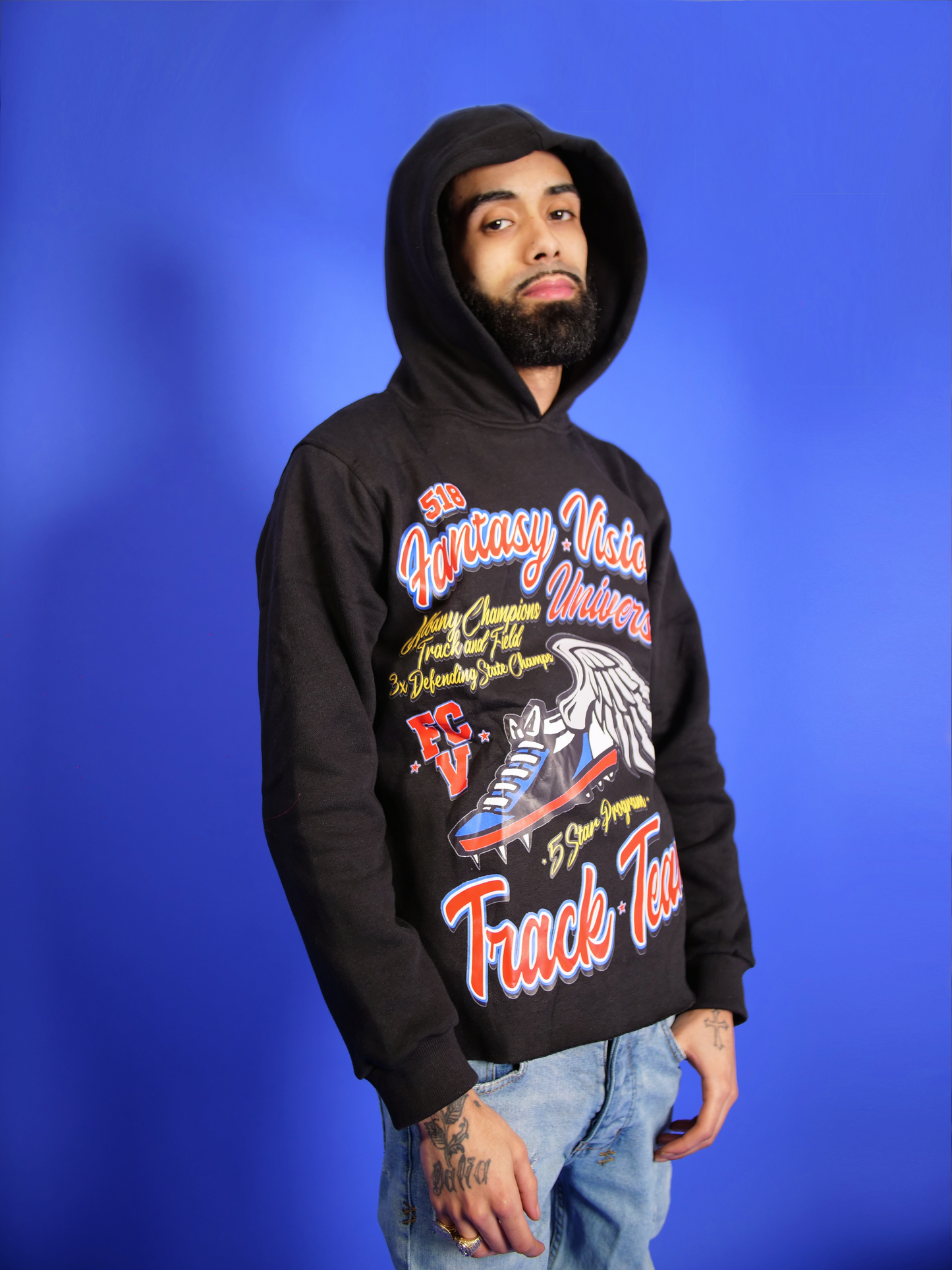 Black FV Track Pullover