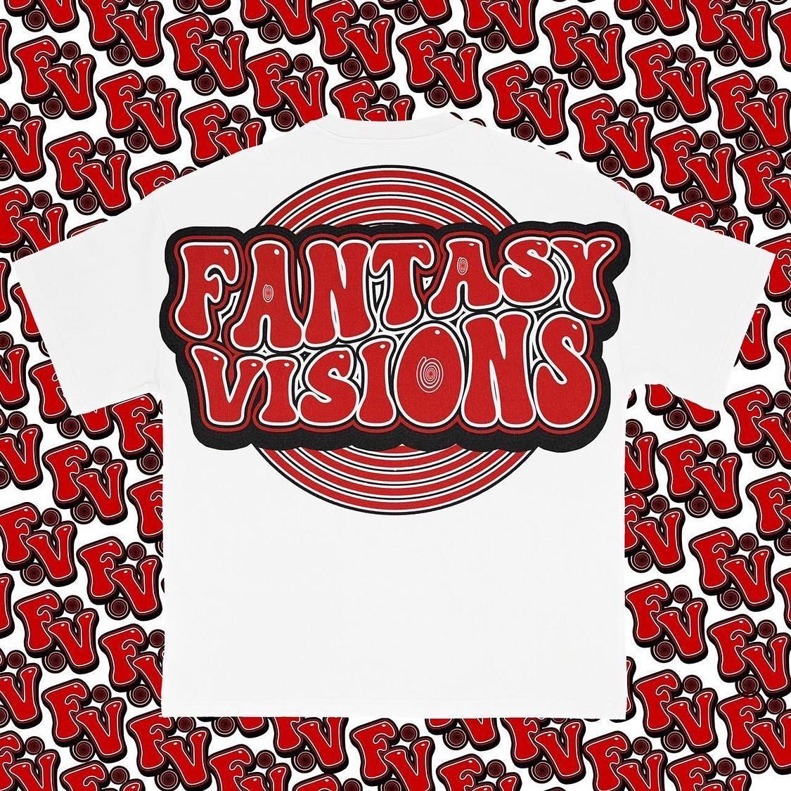 FV White & Red Groove Tee
