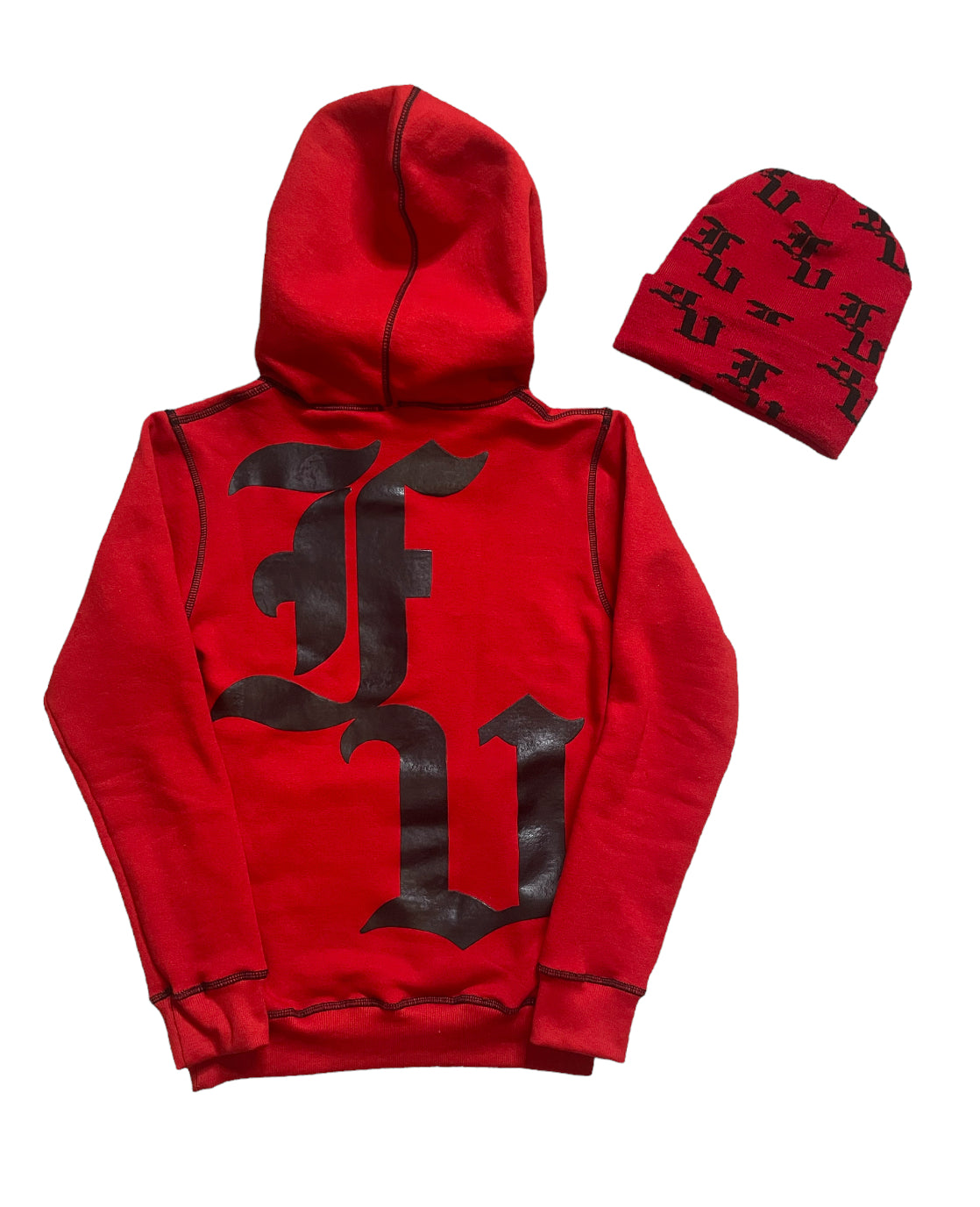 FV Red Stitched Pullover