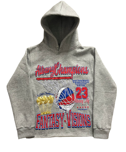 Grey FV Basketball Pullover