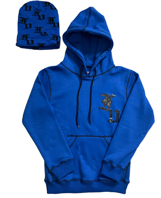 FV Blue Stitched Pullover