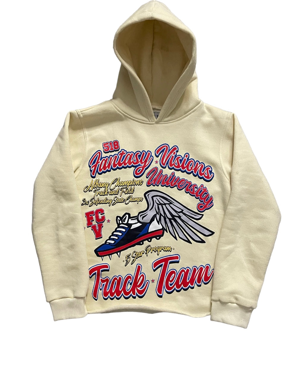 Cream FV Track Pullover