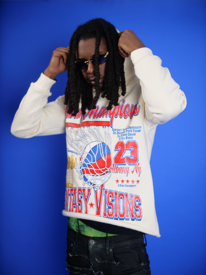 Cream FV Basketball Pullover