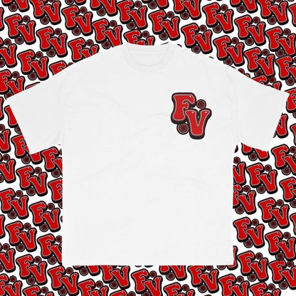 FV White & Red Groove Tee